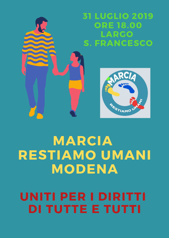 Restiamo umani: la marcia per la pace passa anche da Modena